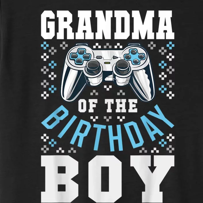 Grandma Of The Birthday Boy Matching Video Gamer Birthday ChromaSoft Performance T-Shirt