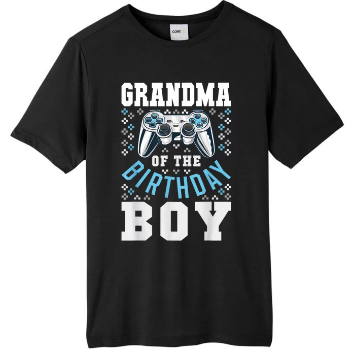 Grandma Of The Birthday Boy Matching Video Gamer Birthday ChromaSoft Performance T-Shirt