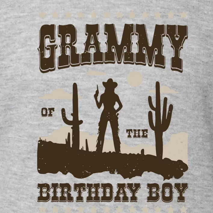 Grammy Of The Birthday Cowboy Howdy Birthday Party Gift Toddler Sweatshirt