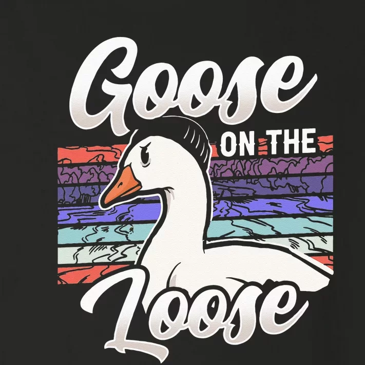 Goose On The Loose Animal Geese Owner Lover Toddler Long Sleeve Shirt