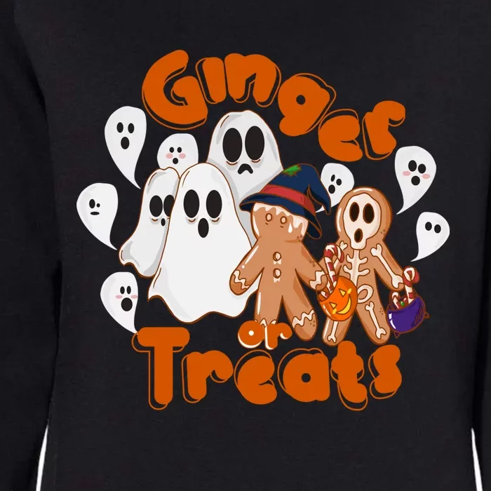 Ginger Or Treats Funny Scary Ginger Halloween Womens California Wash Sweatshirt