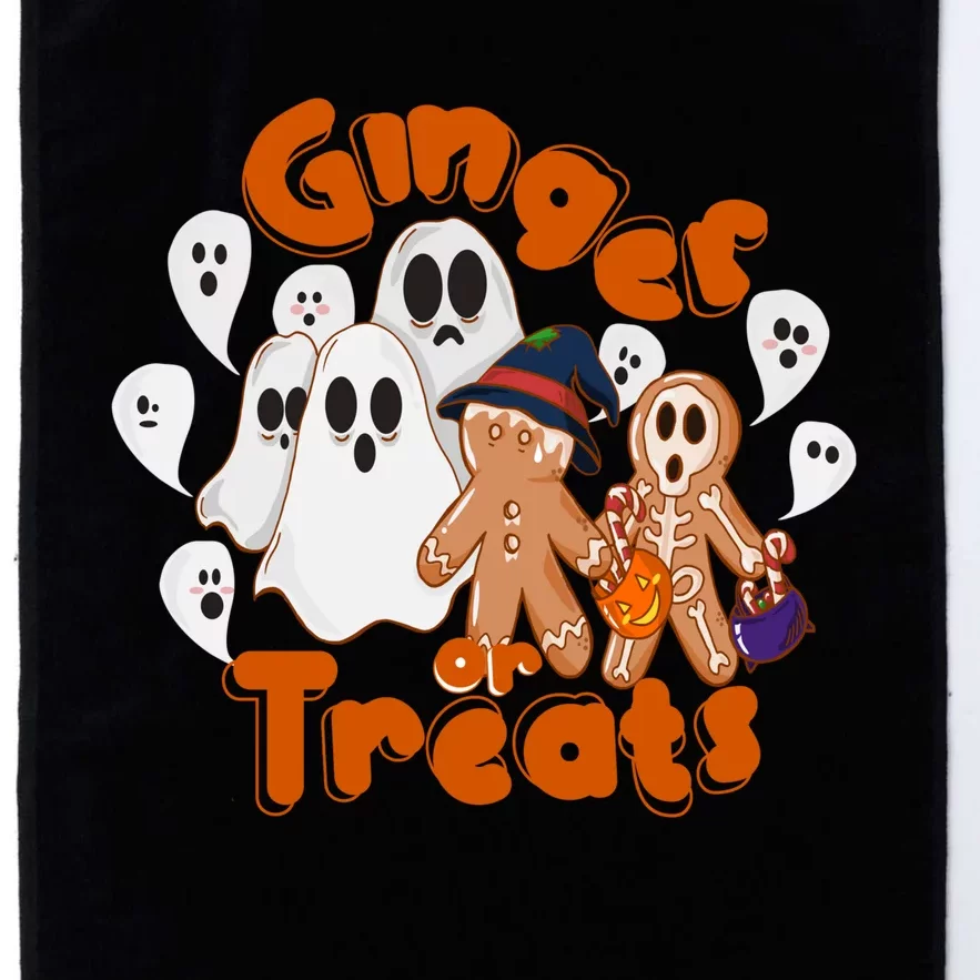 Ginger Or Treats Funny Scary Ginger Halloween Platinum Collection Golf Towel