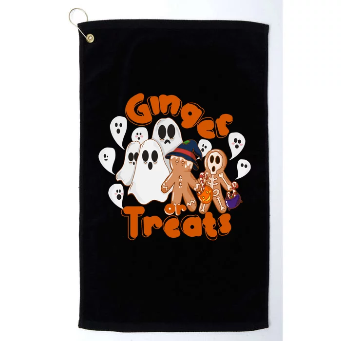 Ginger Or Treats Funny Scary Ginger Halloween Platinum Collection Golf Towel