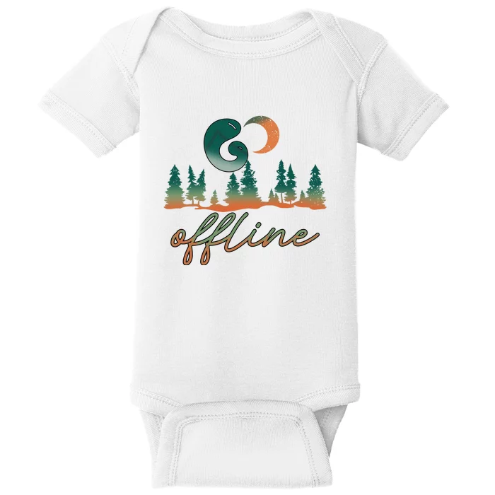 Go Offline Traveling Camping Hiking Outdoor Gift Baby Bodysuit