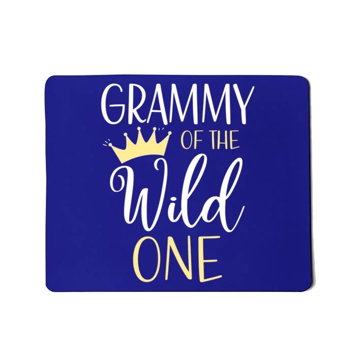 Grammy Of The Wild One First Birthday Matching Family Gift Mousepad