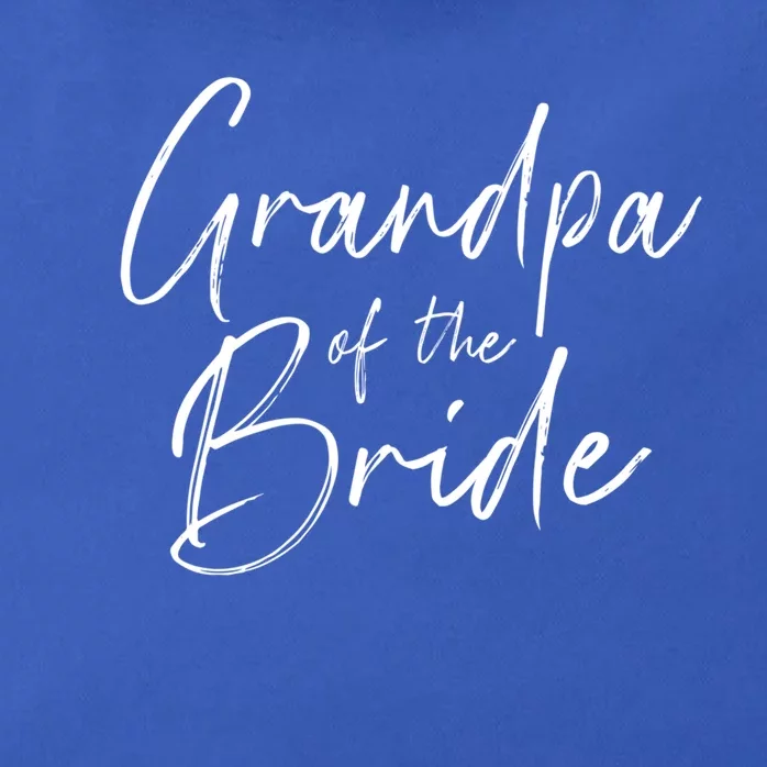 Grandpa Of The Bride Wedding Gift Zip Tote Bag