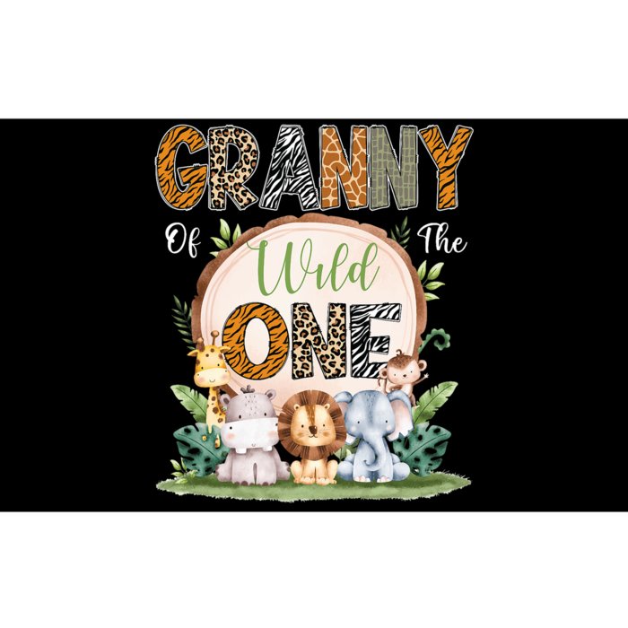 Granny Of The Wild One First Birthday Safari Woodland Bumper Sticker