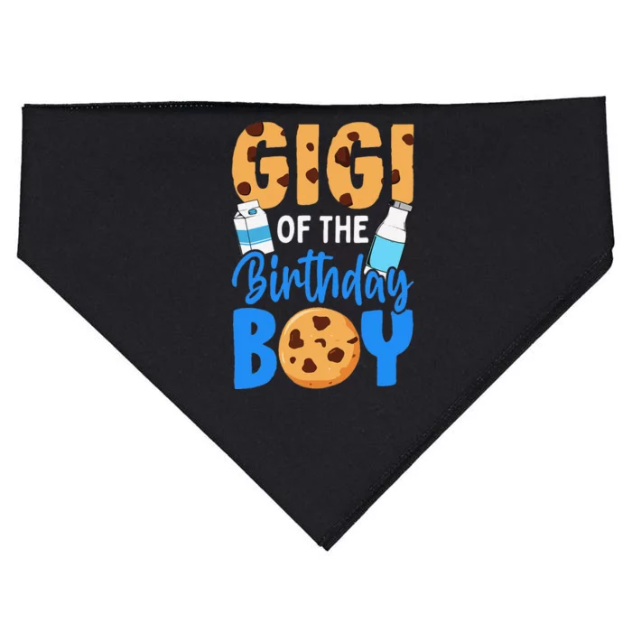 Gigi Of The Birthday Milk And Cookies 1st Birthday USA-Made Doggie Bandana