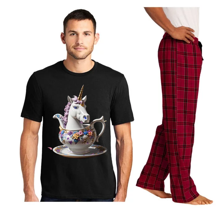 Get On The Unicorn Gravy Boat Cute Gift Pajama Set