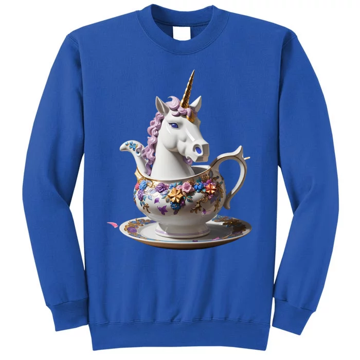 Get On The Unicorn Gravy Boat Cute Gift Tall Sweatshirt