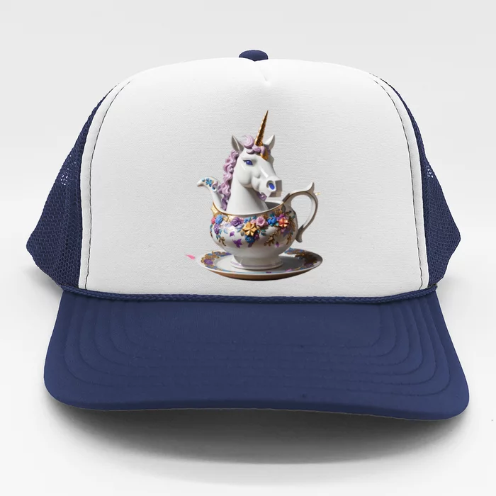 Get On The Unicorn Gravy Boat Cute Gift Trucker Hat