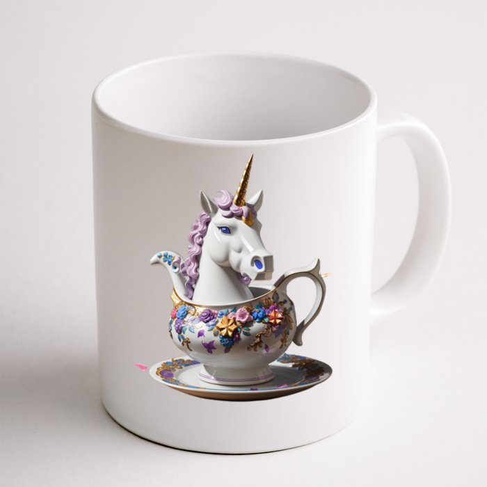 Get On The Unicorn Gravy Boat Cute Gift Front & Back Coffee Mug