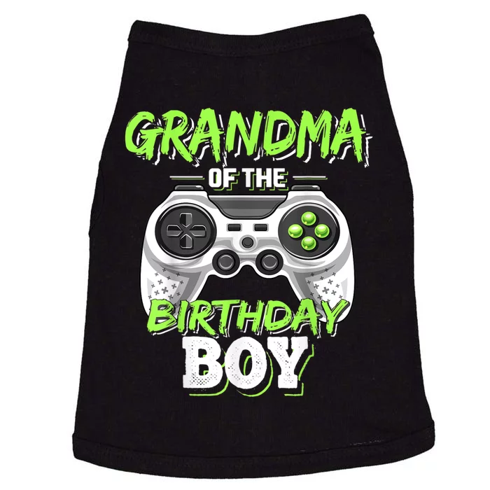 Grandma Of The Birthday Boy Matching Video Game Birthday Doggie Tank