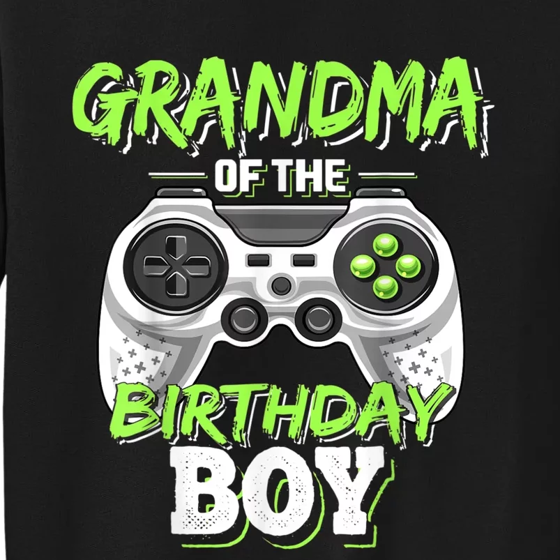 Grandma Of The Birthday Boy Matching Video Game Birthday Sweatshirt