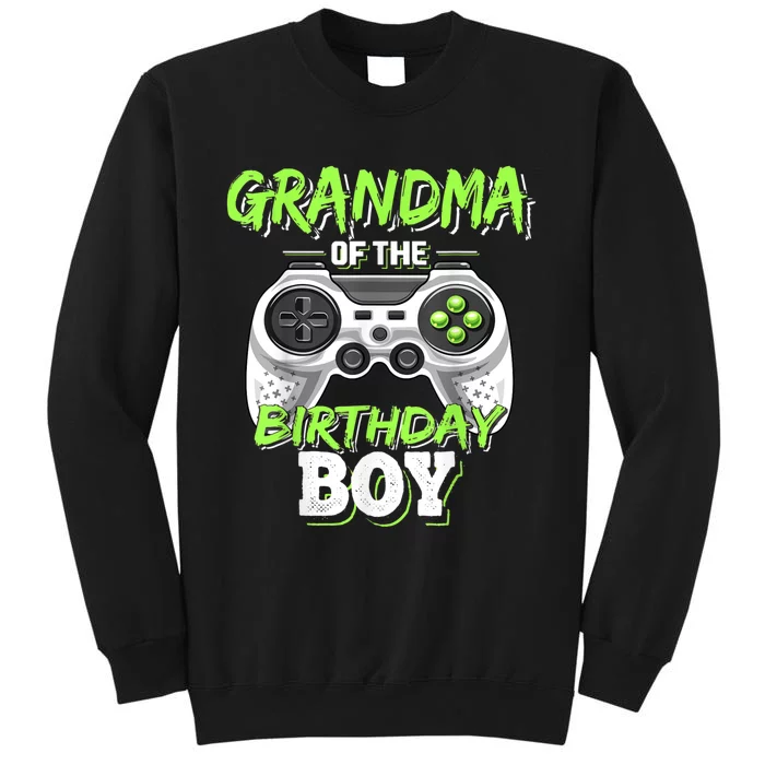 Grandma Of The Birthday Boy Matching Video Game Birthday Sweatshirt