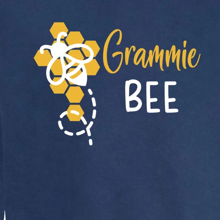 Grammie Of The Bee 1st Birthday Outfit First Bee Day Family Gift Garment-Dyed Sweatshirt