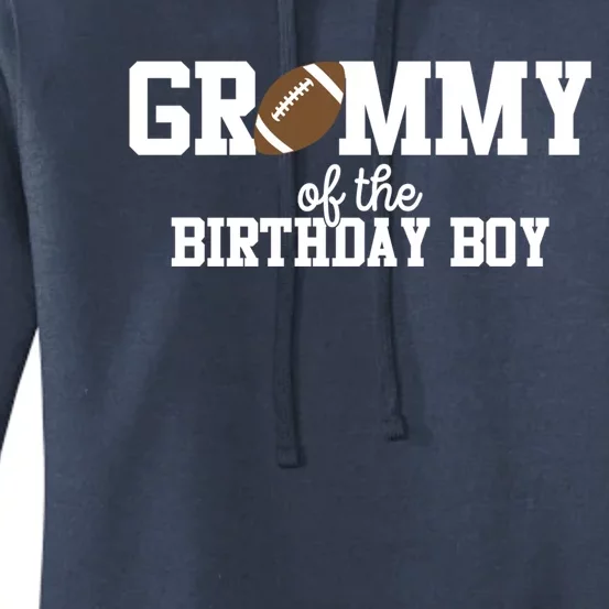 Grammy Of The Birthday Football Lover First Birthday Great Gift Women's Pullover Hoodie