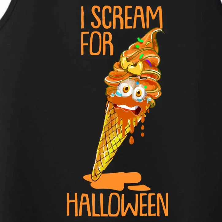 Boo-tifully Spooktacular Ice Cream Delights: Scream for Halloween! Performance Tank