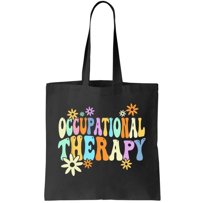 Groovy Occupational Therapy OT Therapist Tote Bag