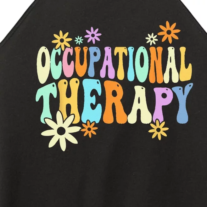 Groovy Occupational Therapy OT Therapist Women’s Perfect Tri Rocker Tank