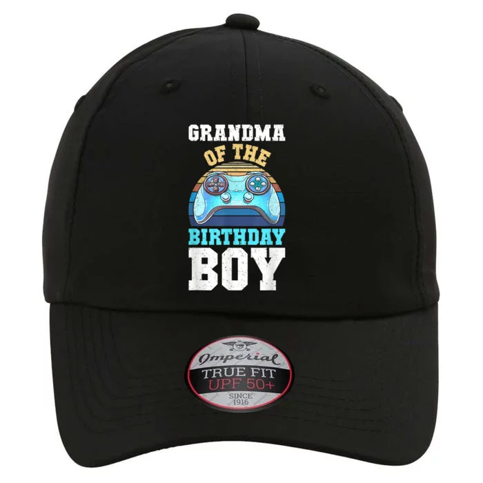 Grandma Of The Birthday Boy Matching Video Gamer Birthday The Original Performance Cap