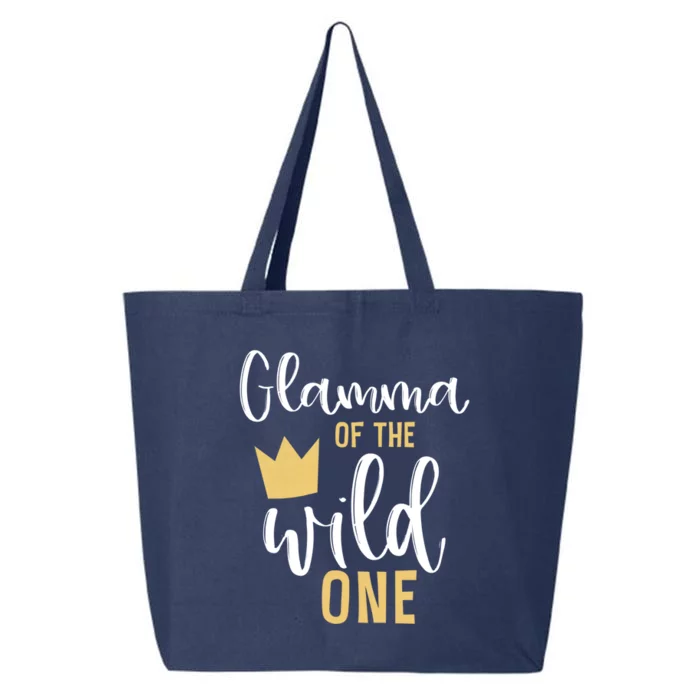 Glamma Of The Wild One Matching 1st Birthday First Thing Nan Gift 25L Jumbo Tote