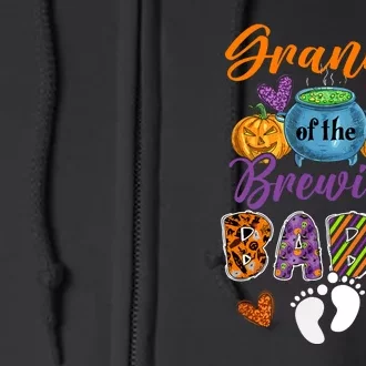 Granny Of The Brewing Baby Cute Pumpkin Funny Halloween Full Zip Hoodie