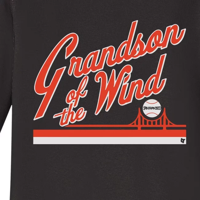 Grandson Of The Wind San Francisco Baby Long Sleeve Bodysuit