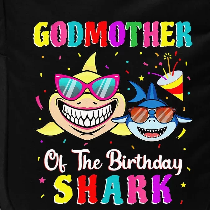 Godmother Of The Shark Birthday Family Birthday Godson Impact Tech Backpack