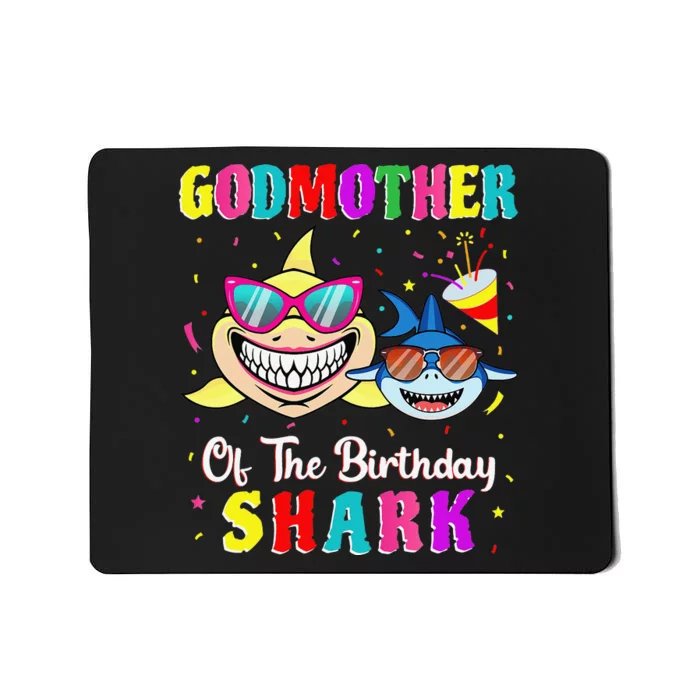 Godmother Of The Shark Birthday Family Birthday Godson Mousepad