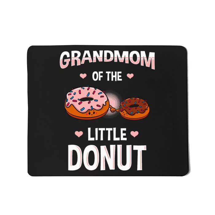 Grandmom Of The Little Donut Gender Reveal Announcement Mousepad