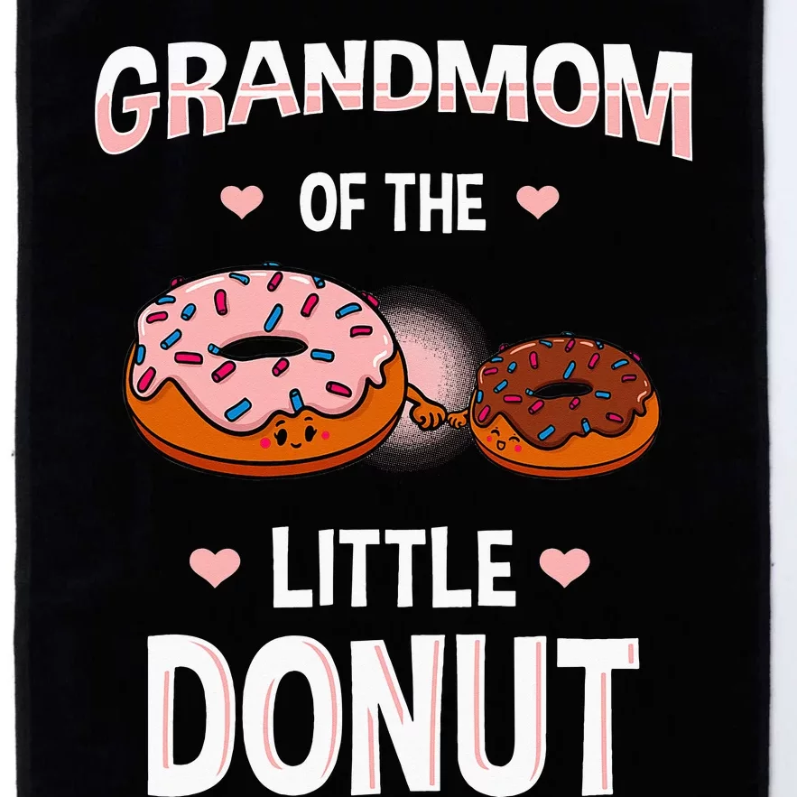 Grandmom Of The Little Donut Gender Reveal Announcement Platinum Collection Golf Towel