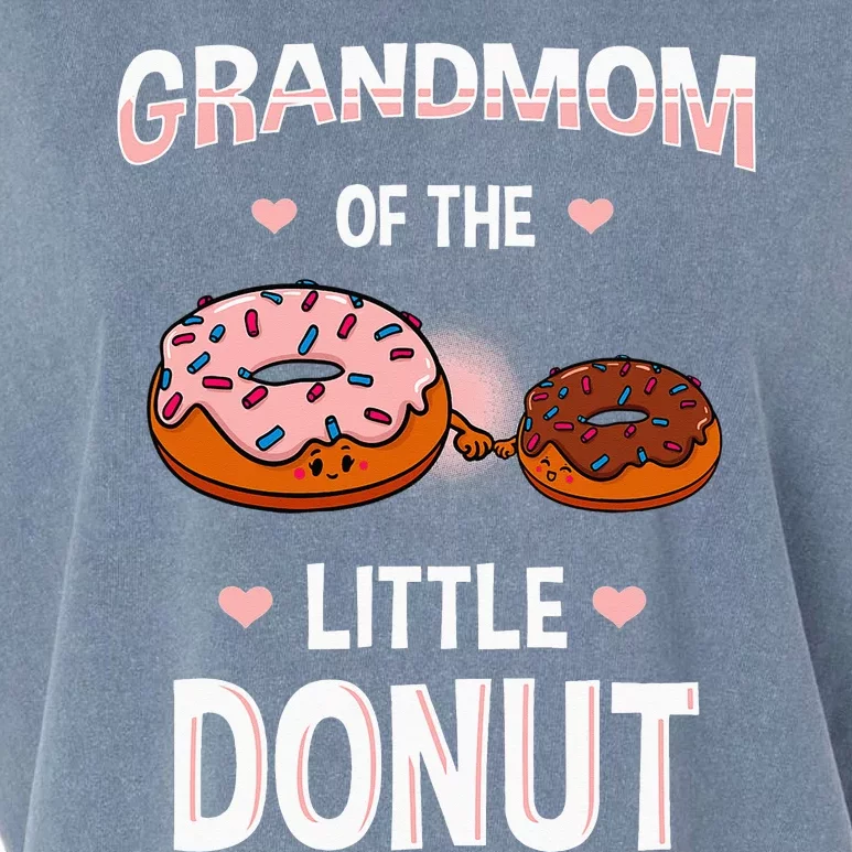 Grandmom Of The Little Donut Gender Reveal Announcement Garment-Dyed Women's Muscle Tee