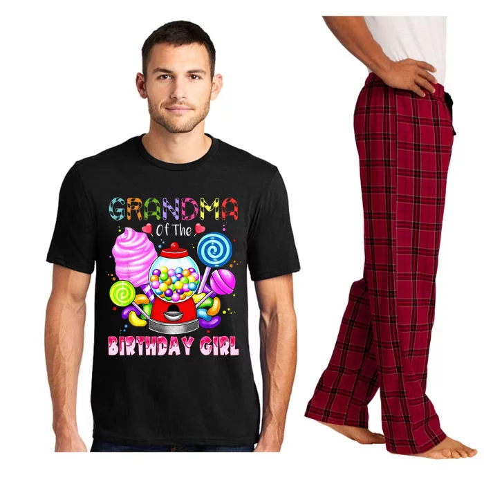 Grandma Of The Birthday Girl Candyland Candy Birthday Party Pajama Set