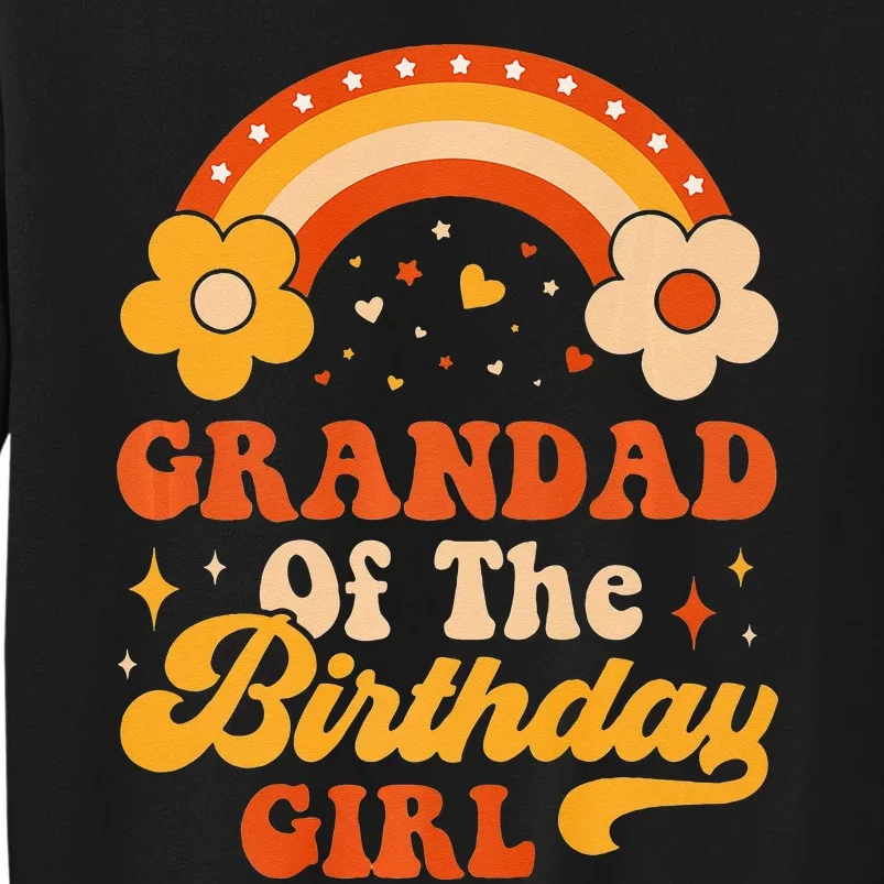 Grandad Of The Birthday Groovy Matching Family Tall Sweatshirt