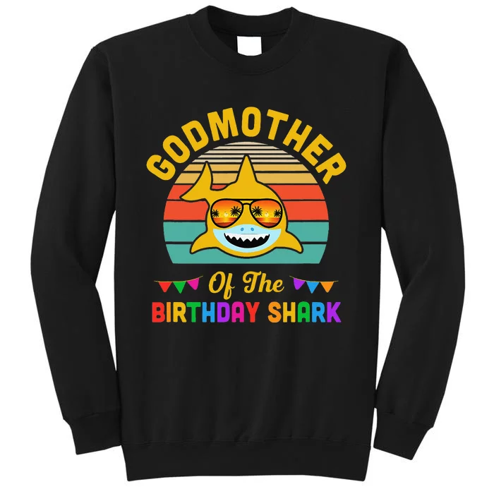 Godmother Of The Shark Birthday Mom Matching Family Sweatshirt