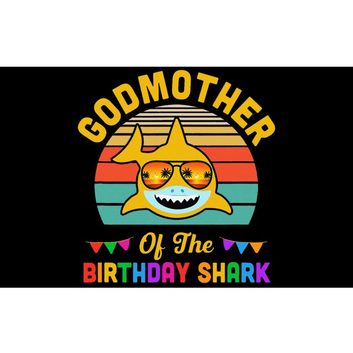 Godmother Of The Shark Birthday Mom Matching Family Bumper Sticker