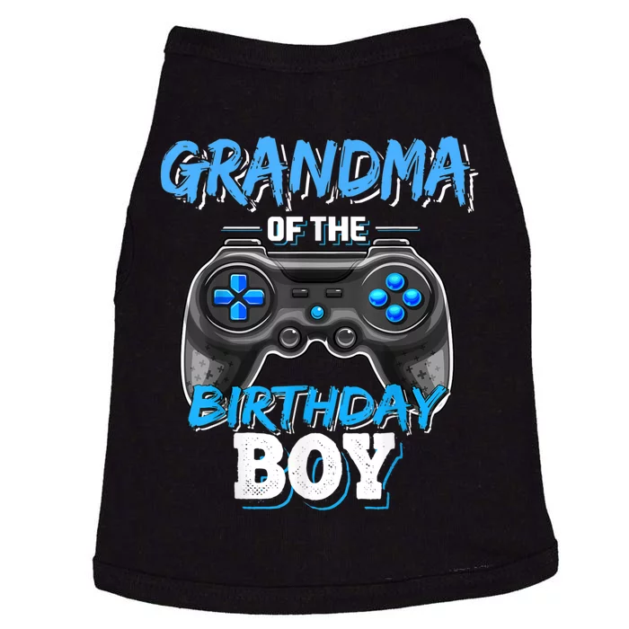 Grandma Of The Birthday Boy Matching Video Game Birthday Doggie Tank