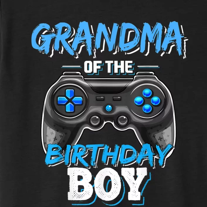 Grandma Of The Birthday Boy Matching Video Game Birthday ChromaSoft Performance T-Shirt