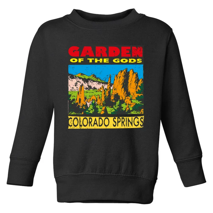 Garden Of The Gods Colorado Springs Toddler Sweatshirt