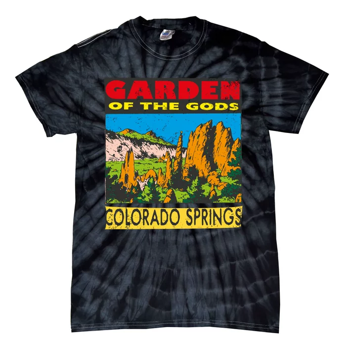 Garden Of The Gods Colorado Springs Tie-Dye T-Shirt