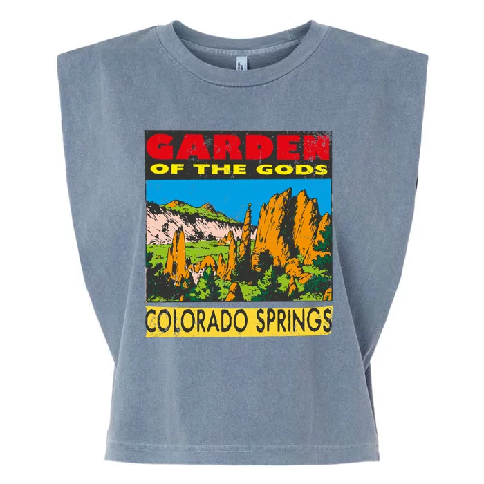 Garden Of The Gods Colorado Springs Garment-Dyed Women's Muscle Tee