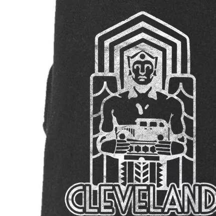 Guardian Of Traffic Bridge Cleveland Doggie 3-End Fleece Hoodie