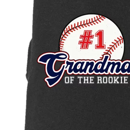 Grandma Of The Rookie Rookie Of The Year Baseball Nana Doggie 3-End Fleece Hoodie