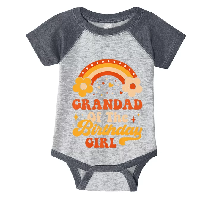 Grandad Of The Birthday Groovy Matching Family Infant Baby Jersey Bodysuit