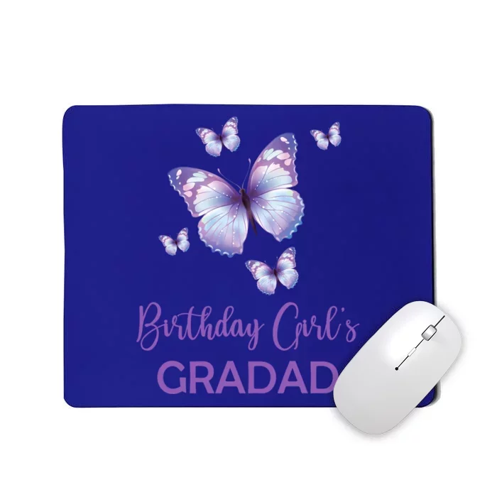 Gradad Of The Birthday Butterfly Family 1st Birthday Gift Mousepad