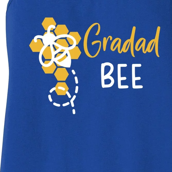 Gradad Of The Bee 1st Birthday Outfit First Bee Day Family Gift Women's Racerback Tank