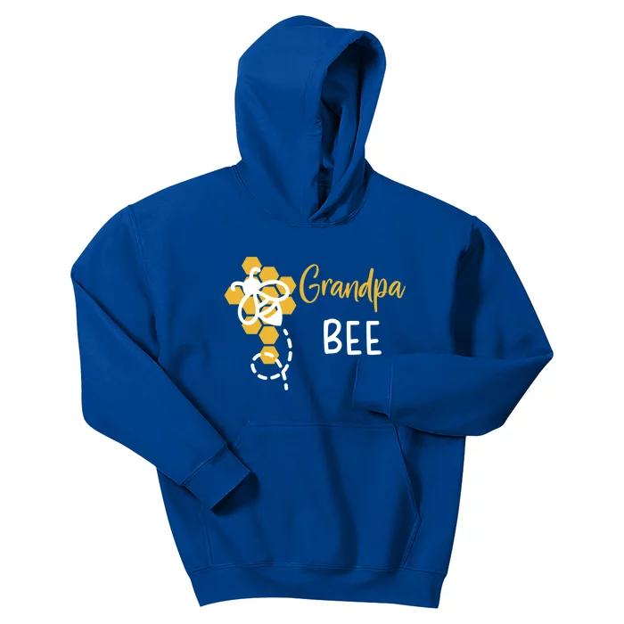 Grandpa Of The Bee 1st Birthday Outfit First Bee Day Family Gift Kids Hoodie