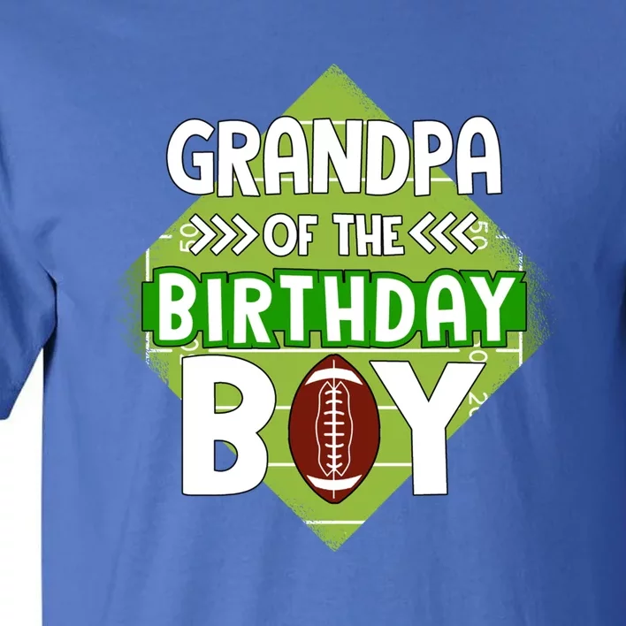 Grandpa Of The Birthday American Football Birthday Cute Gift Tall T-Shirt