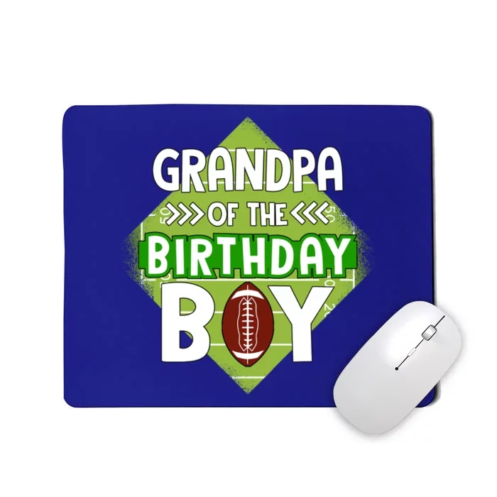 Grandpa Of The Birthday American Football Birthday Cute Gift Mousepad